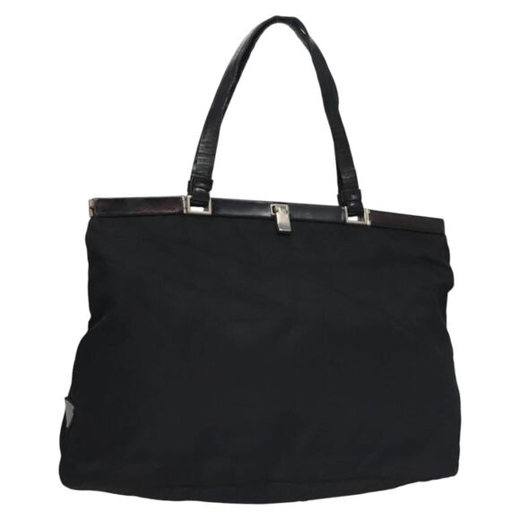 PRADA Hand Bag Nylon Black - Picture 1 of 9
